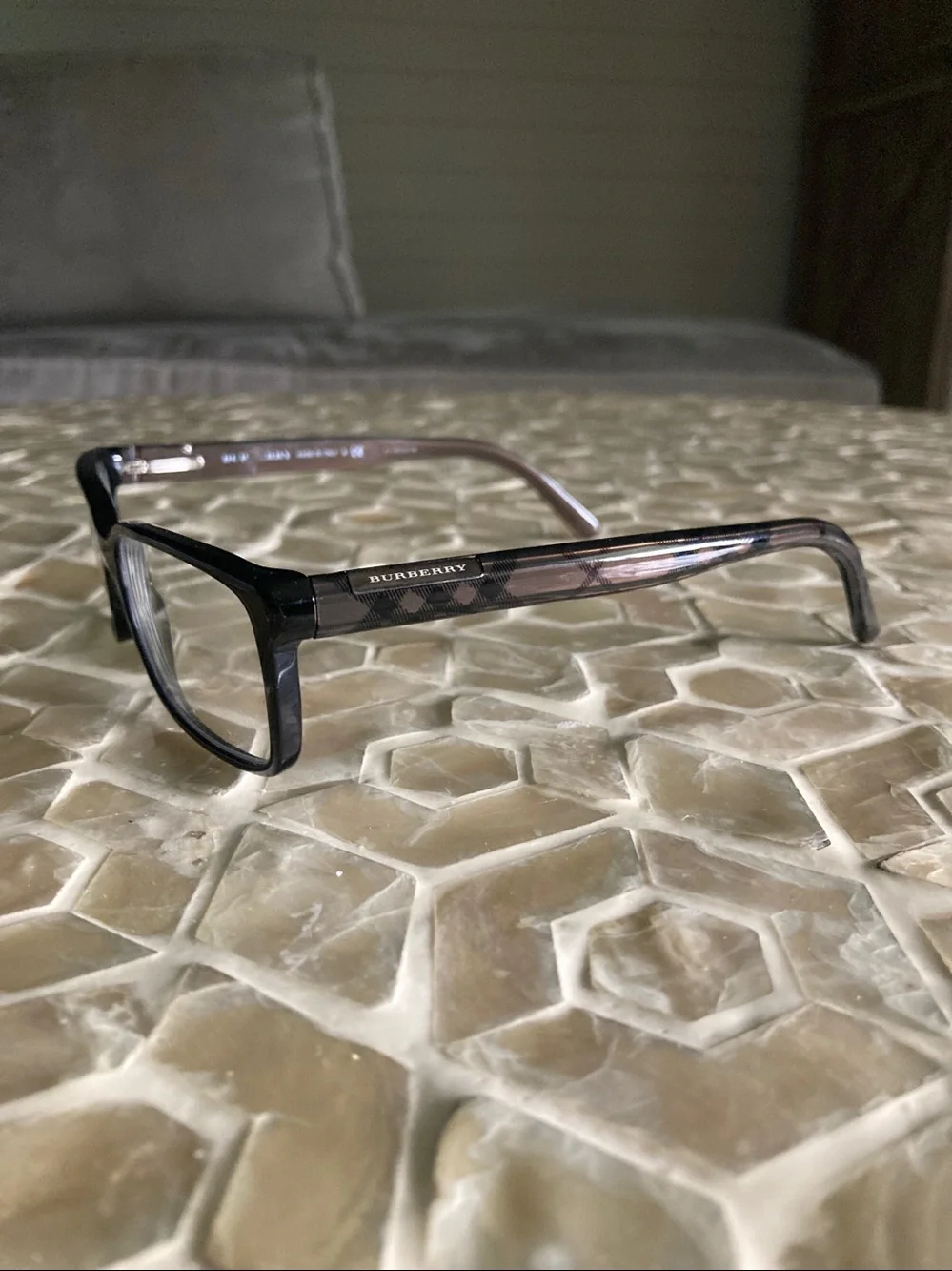 Burberry BE 2086 3001 Rectangular eyeglasses in Black